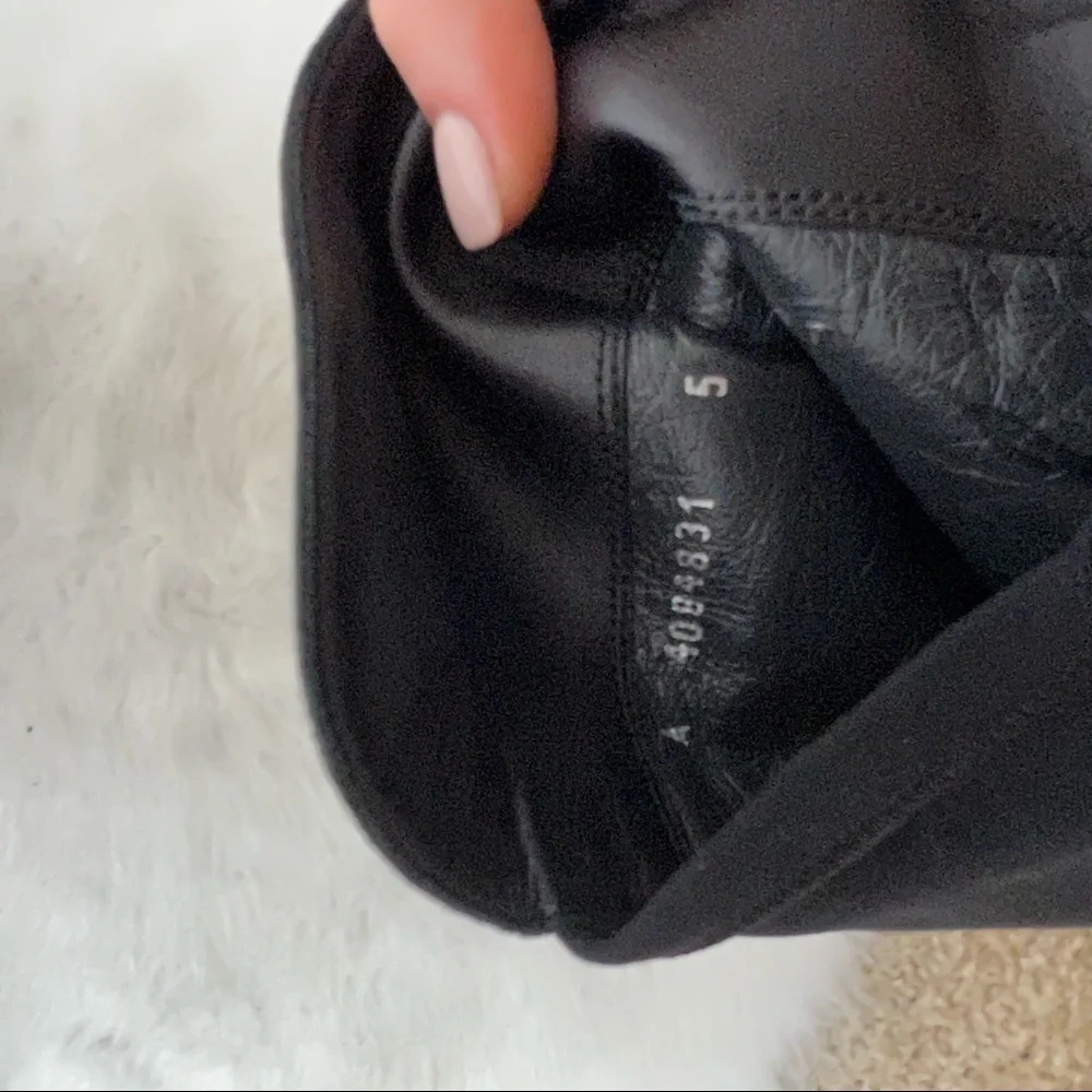 Stuart Weitzman 50 50 Over the Knee Leather Pull On Boots 6